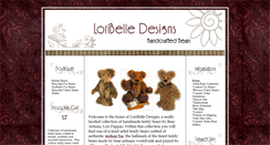 Desktop Screenshot of loribelledesigns.com