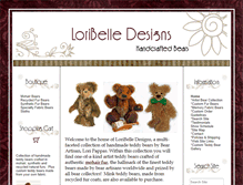 Tablet Screenshot of loribelledesigns.com